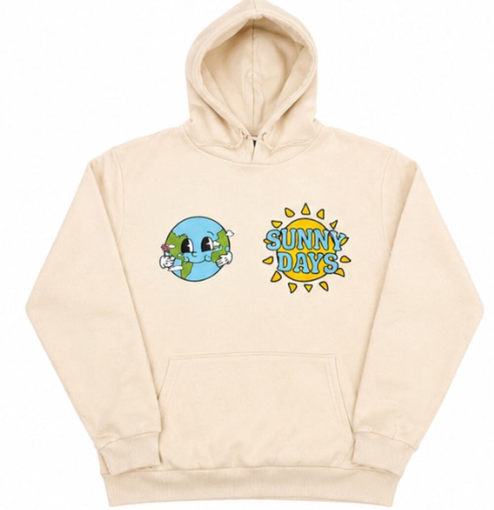 Chemistry "Sunny Days/Better Than Great" Graphic Hoodie Men's Large NWOT